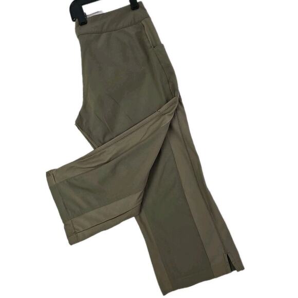 Nike ~Woman Size S~ Khaki Green Olive Capris Hiking Pockets Climbing Pants. - Picture 5 of 13